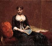Henri Fantin-Latour Portrait of Madame Leoon Maitre Sweden oil painting artist